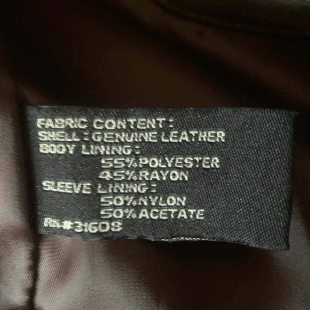 Jos A.Bank Brown Lambskin Leather Blazer - Picture 6 of 10